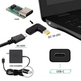 Max USB 3.1 TYPE-C Female To Rectangle 11.0x4.5mm Converter for Lenovo ThinkPad