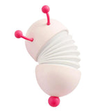 Max Cartoon Caterpillar Led Night Light Folding USB Bedside Lamp Magnetic Pink