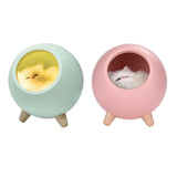 Max USB Rechargeable Creative Cat Pet House Ambient Light LED Night Light Pink