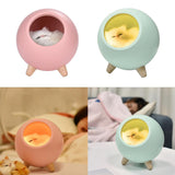 Max USB Rechargeable Creative Cat Pet House Ambient Light LED Night Light Pink