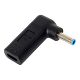 Max Type-c Female to 4.5*3.0mm Male 90 Degree Angle w/PD Chip DC Laptop Charger