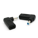 Max Type-c Female to 4.5*3.0mm Male 90 Degree Angle w/PD Chip DC Laptop Charger