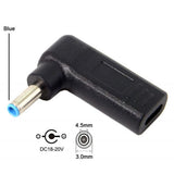 Max Type-c Female to 4.5*3.0mm Male 90 Degree Angle w/PD Chip DC Laptop Charger