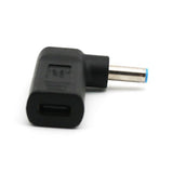 Max Type-c Female to 4.5*3.0mm Male 90 Degree Angle w/PD Chip DC Laptop Charger