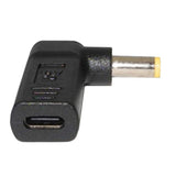 Max Type-c Female to 5.5*1.7mm Male 90 Degree Angle w/PD Chip DC Laptop Charger