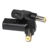 Max Type-c Female to 5.5*1.7mm Male 90 Degree Angle w/PD Chip DC Laptop Charger