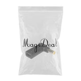 Max Type-c Female to 5.5*1.7mm Male 90 Degree Angle w/PD Chip DC Laptop Charger