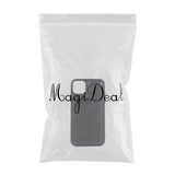 Max PU Leather Anti-fall Phone Back Cover Case For iPhone 11 6.5 inch Black