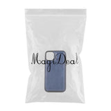 Max PU Leather Anti-fall Phone Back Cover Case For iPhone 11 6.1 inch Blue
