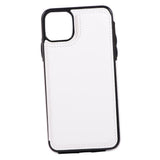 Max PU Leather Anti-fall Phone Back Cover Case For iPhone 11 6.5 inch White