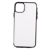 Max PU Leather Anti-fall Phone Back Cover Case For iPhone 11 6.5 inch White