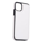 Max PU Leather Anti-fall Phone Back Cover Case For iPhone 11 6.5 inch White