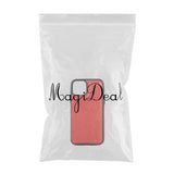 Max PU Leather Anti-fall Phone Back Cover Case For iPhone 11 5.8 inch Red