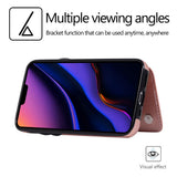 Max PU Leather Anti-fall Phone Back Cover Case For iPhone 11 5.8 inch Red