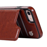 Max Simple Phone Back Cover For iPhone7/8 Series Brown iPhone8 iPhone7