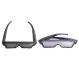 Maxbell USB Led Party Luminous DJ Electric Syllables Party Eye Glasses Blue Light