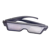 Maxbell USB Led Party Luminous DJ Electric Syllables Party Eye Glasses Blue Light