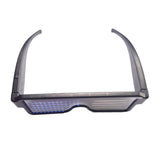 Maxbell USB Led Party Luminous DJ Electric Syllables Party Eye Glasses Blue Light