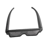 Maxbell USB Led Party Luminous DJ Electric Syllables Party Eye Glasses White Light