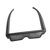 Maxbell USB Led Party Luminous DJ Electric Syllables Party Eye Glasses White Light
