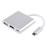 Max New Type-C to VGA PD USB C Hub Adapter Dock for Type-c Port Laptop Notebook