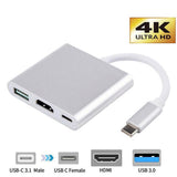 Max New Type-C to VGA PD USB C Hub Adapter Dock for Type-c Port Laptop Notebook