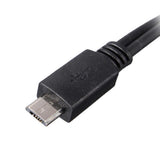 Max Maxb USB Power Y Splitter Micro USB Male to USB Male Female Adapter Cable Cord