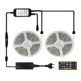 Maxbell 10M 16 Colors RGB LED Strip Light for 300 LED Bulbs UK Plug IP65 Waterproof