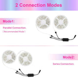 Maxbell 10M 16 Colors RGB LED Strip Light for 300 LED Bulbs UK Plug IP65 Waterproof