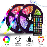 Maxbell 10M 16 Colors RGB LED Strip Light for 300 LED Bulbs UK Plug IP65 Waterproof