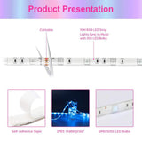 Maxbell 5M 5050 RGB LED Strip Light for 150 LED Bulbs AU Plug IP65 Waterproof Strip