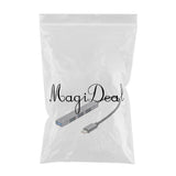 Maxbell 4 Ports USB 3.1 To USB-C Adapter Type-C Hub For Mobile Phone Laptop Gray