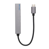 Maxbell 4 Ports USB 3.1 To USB-C Adapter Type-C Hub For Mobile Phone Laptop Gray