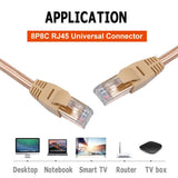 Max Maxb Cat7 Ethernet Cable Lan Network RJ45 Patch Cable Cord Laptop 10Gbps 5m