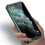 Max For iPhone Magnetic DoubleTempered Glass Case black iphone11Pro 5.8