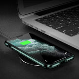 Max For iPhone Magnetic DoubleTempered Glass Case red iphone11Promax 6.5