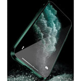 Max For iPhone Magnetic DoubleTempered Glass Case red iphone11Promax 6.5