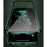 Max For iPhone Magnetic DoubleTempered Glass Case red iphone11Promax 6.5