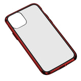 Max For iPhone Magnetic DoubleTempered Glass Case red iphone11Promax 6.5