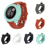 Max Silicone Watch Protective Cover Casing Sleeve for Garmin Instinct Black
