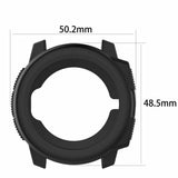 Max Silicone Watch Protective Cover Casing Sleeve for Garmin Instinct Black