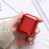 Max Wireless Earphones Protective Sleeve Case Cover for Airpods Red