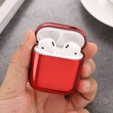 Max Wireless Earphones Protective Sleeve Case Cover for Airpods Red