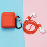 Maxbell Wireless Earphones Protective Case Cover for Huawei Red
