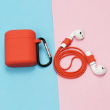 Maxbell Wireless Earphones Protective Case Cover for Huawei Red