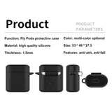 Maxbell Wireless Earphones Protective Case Cover for Huawei Blue