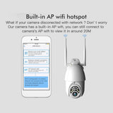 Maxbell 1080P Wireless HD Security IP Camera wifi 5X Digital Zoom Speed Dome Camera