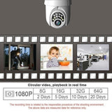 Maxbell 1080P Wireless HD Security IP Camera wifi 5X Digital Zoom Speed Dome Camera