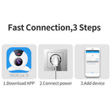 Maxbell Waterproof WiFi IP IR Camera 1080P HD Night Vision 2MP Wireless Camera