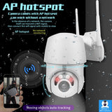 Maxbell Waterproof WiFi IP IR Camera 1080P HD Night Vision 2MP Wireless Camera